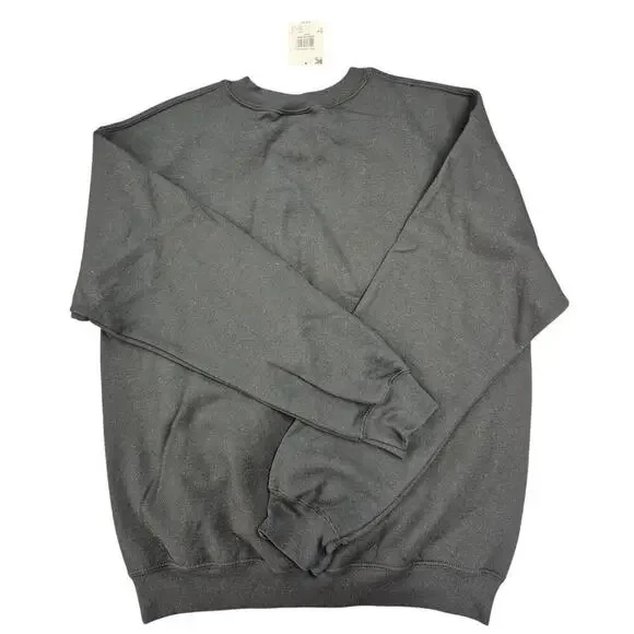 NWT VTG K-Mart Gildan Heavy Blend cot/poly Blk Sweatshirt Eagle graphic Sz M